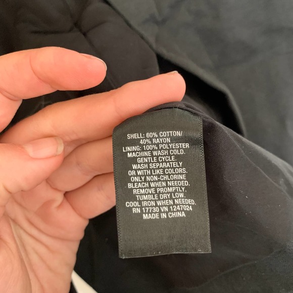 Mossimo Black Cotton Blend Long Sleeve Open Front Jacket S - Picture 5 of 5